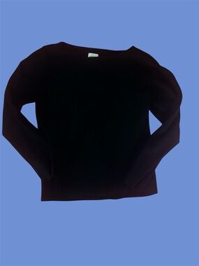 Chico's Black Top/Sweater Like New Size 2